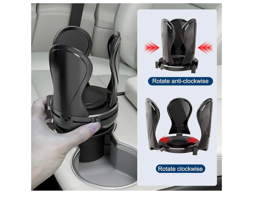 Car cup holder expander