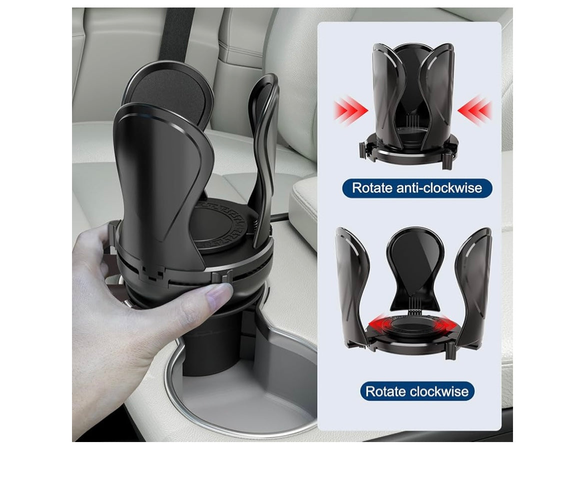 Car cup holder expander