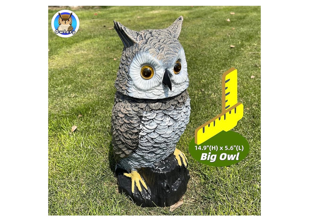 Owlery Solar Garden Owl.