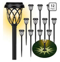 Solar Lights Outdoor 12 Pack Solar Garden Lights Waterproof