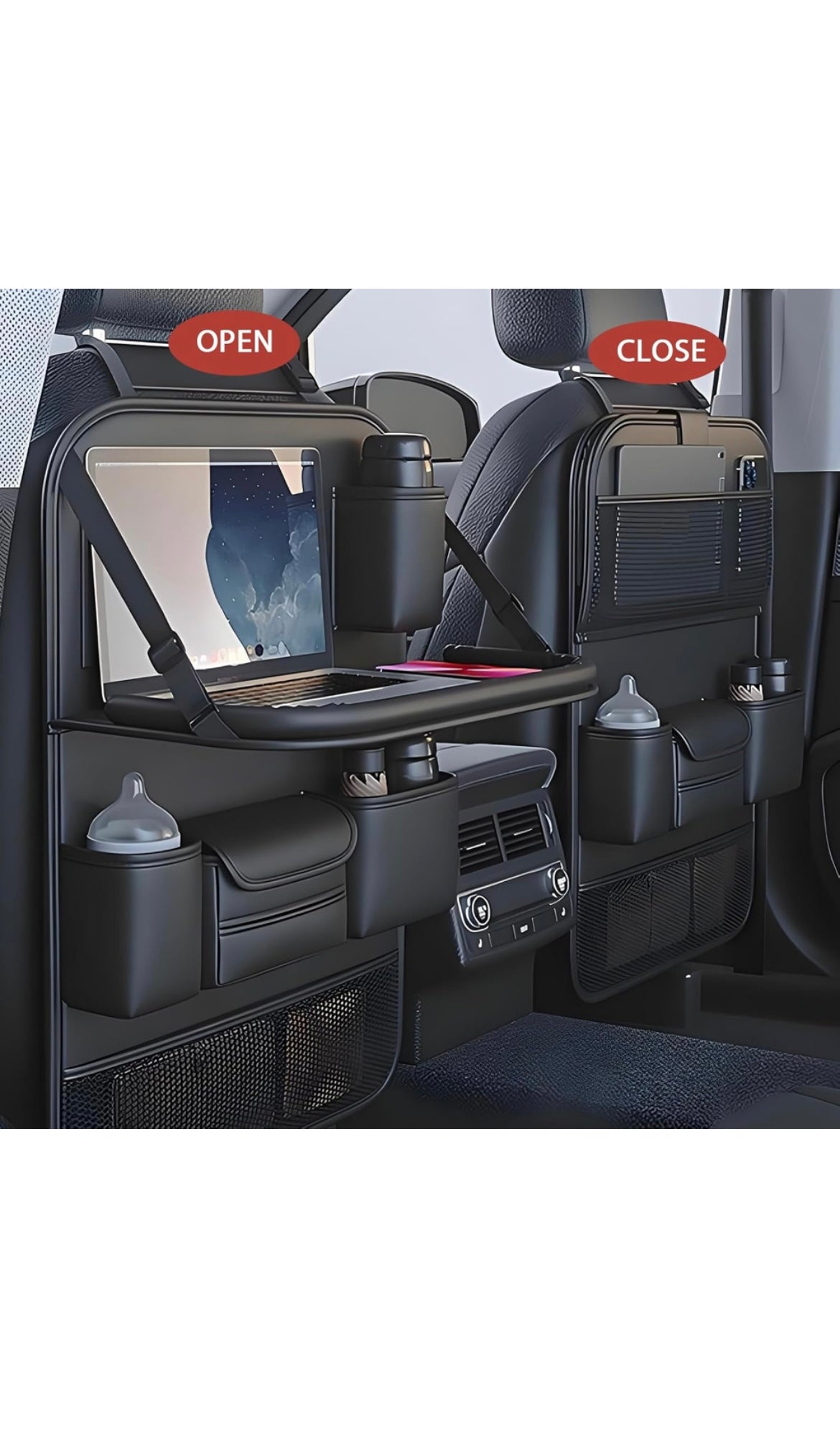 Car backseat organizer