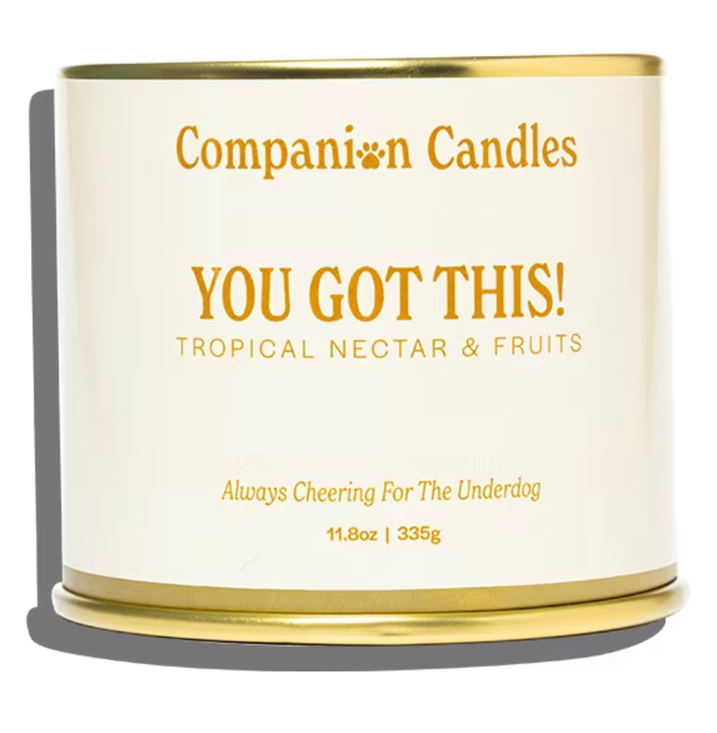 Companion Candles You Got This! Tropical Nectar & Florals Scented Pet-Friendly Candle, 11.8-oz jar