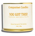 Companion Candles You Got This! Tropical Nectar & Florals Scented Pet-Friendly Candle, 11.8-oz jar