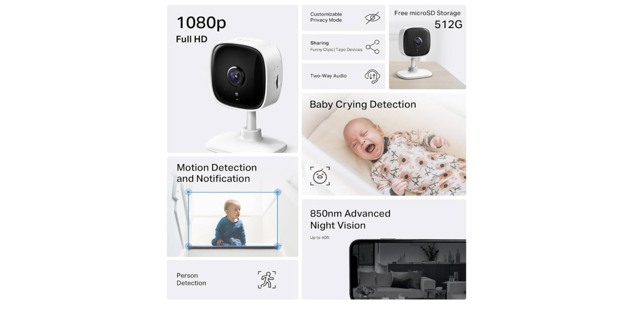 Tapo Home Security WiFi Cameras.