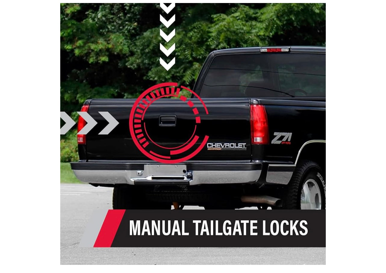Pop & Lock PL 1050 Black Manual Tailgate Lock.