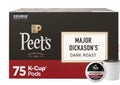 Peet's Coffee Major Dickason K-Cup Pods, 75 ct.