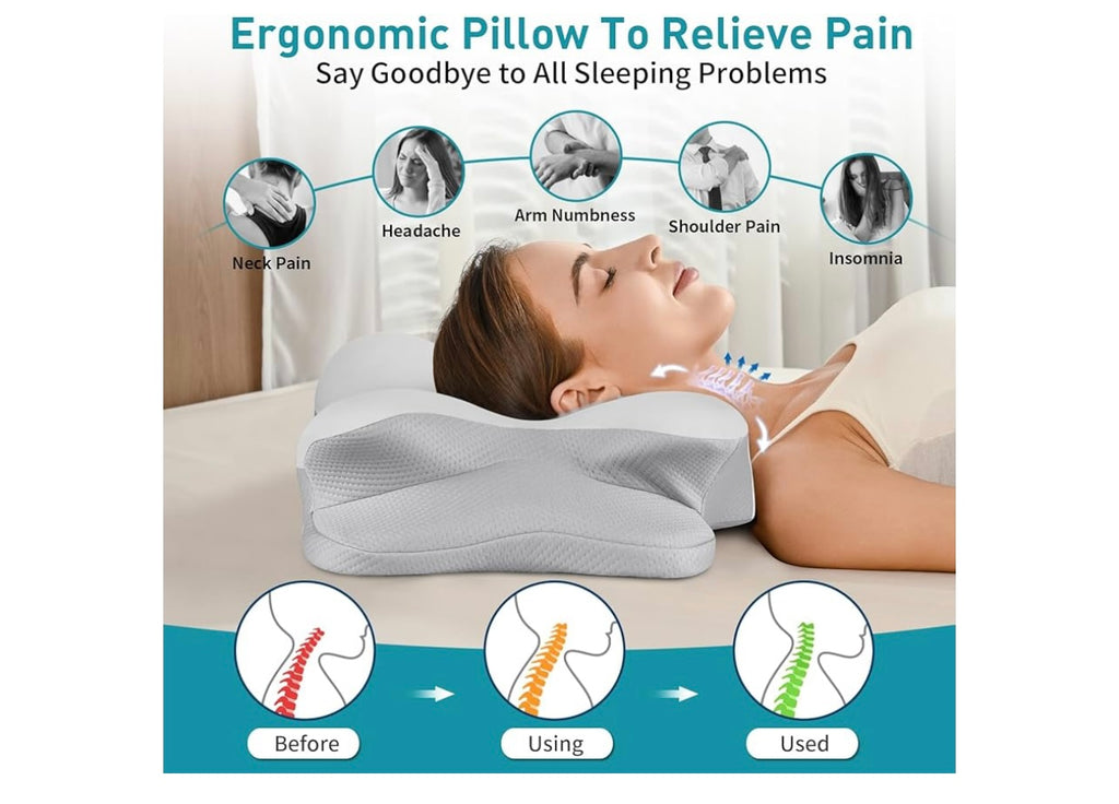 Besyodo Cervical Neck Pillow For Pain Relief.