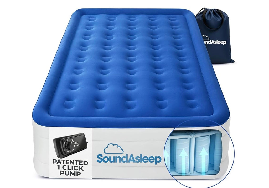 Sound Asleep Dream Series Air Mattress, Queen Size. Black.