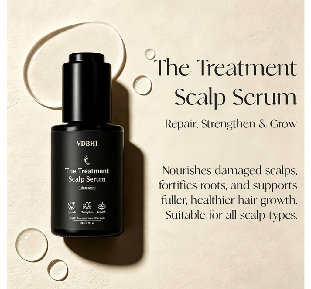 Hair Growth Serum Bundle for Women & Men - Volumizing & Thinning Hair Care with Plant-Based Actives, Sulfate-Free Scalp Serum for Healthy Hair (1)