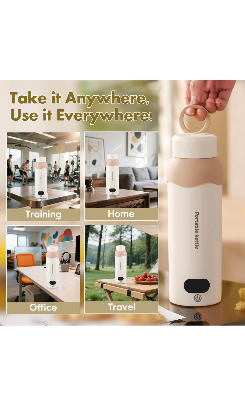 Travel electric kettle