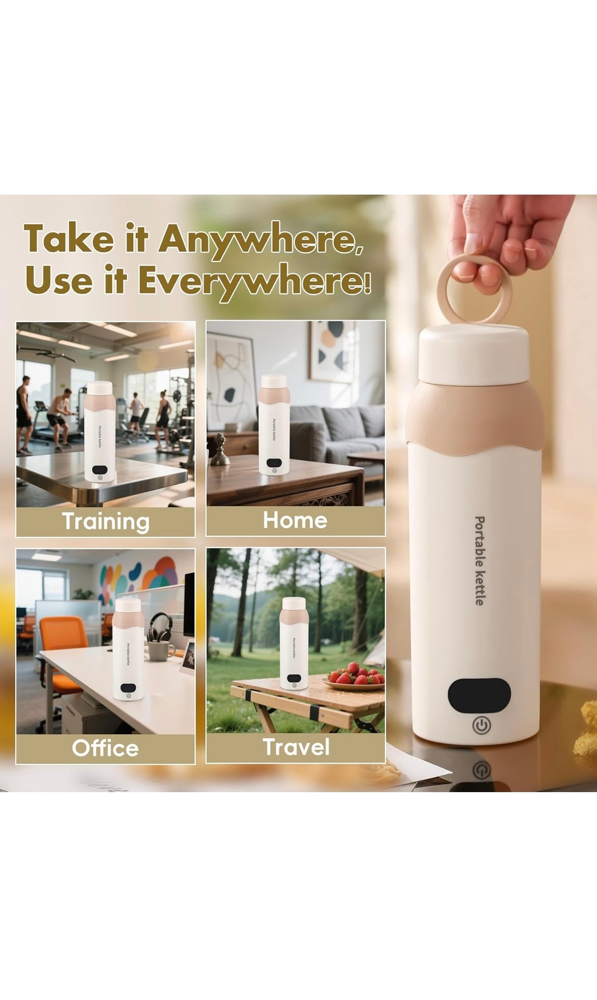 Travel electric kettle