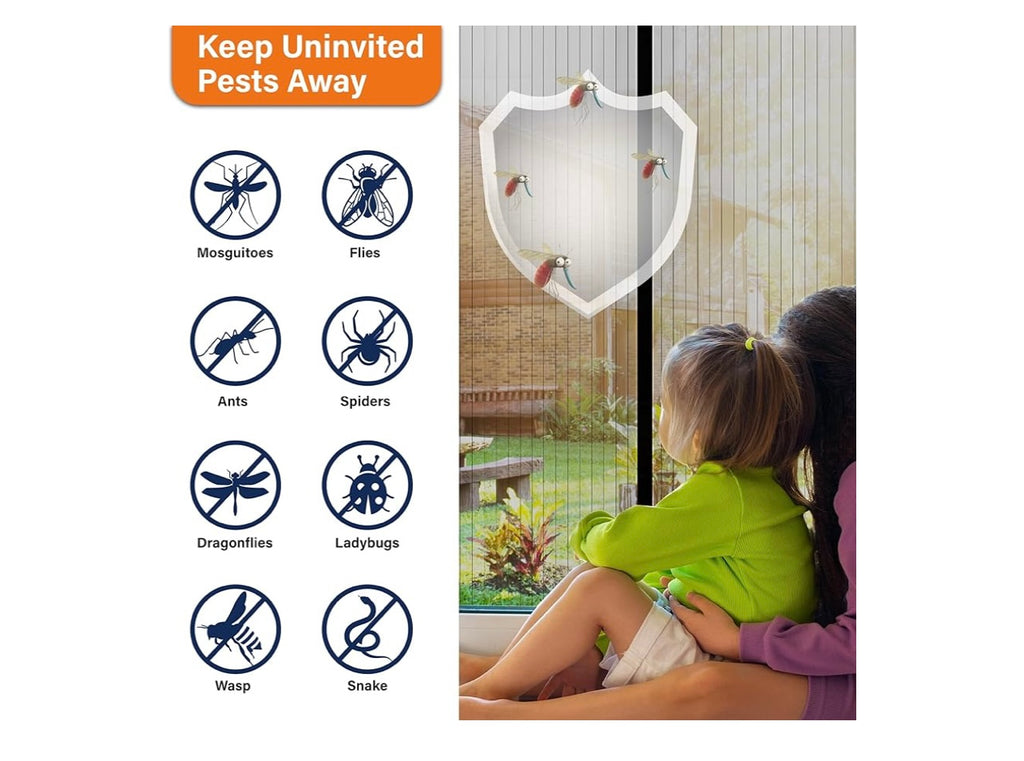 Mdavo Mesh Screen With Magnetic Closure.