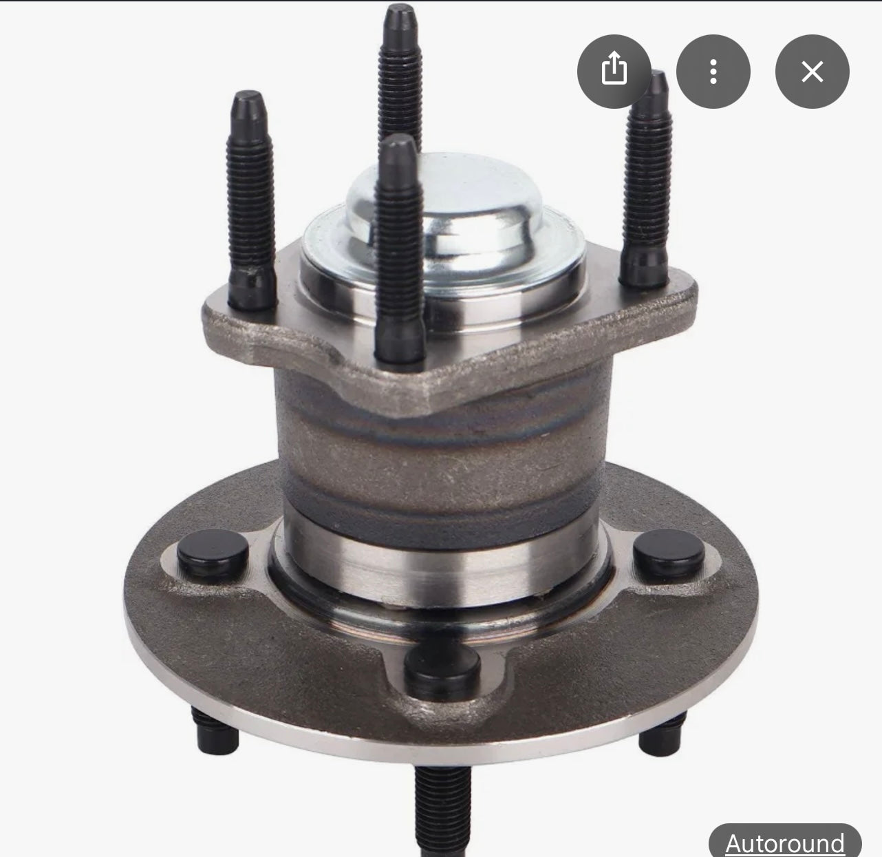Auto round rear wheel hub bearing.