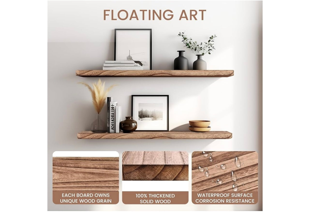 YLYHSST Set Of 2 Floating Shelves.