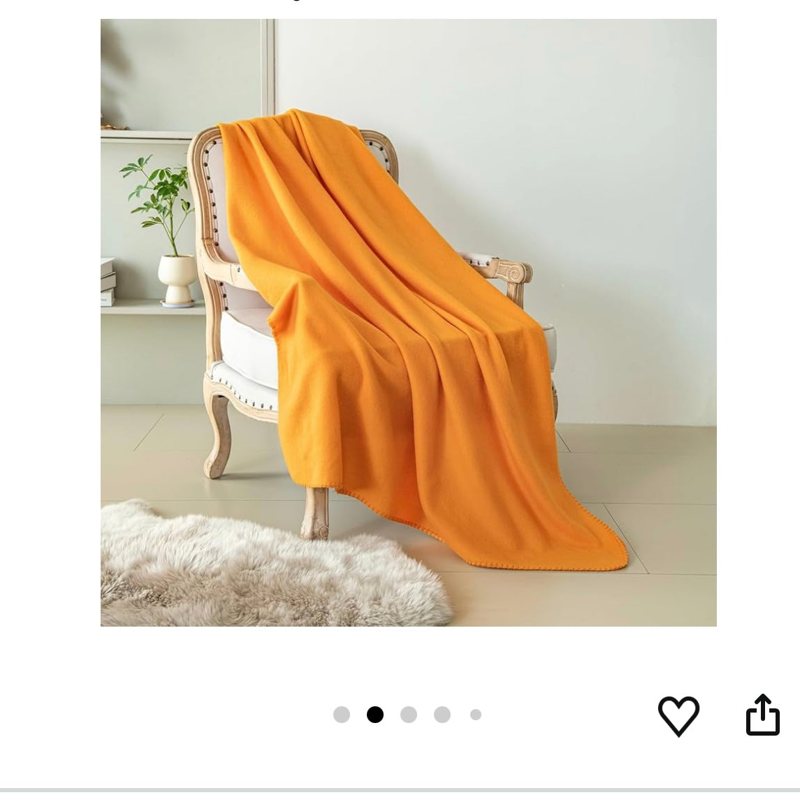 Fleece throw blanket 6pack