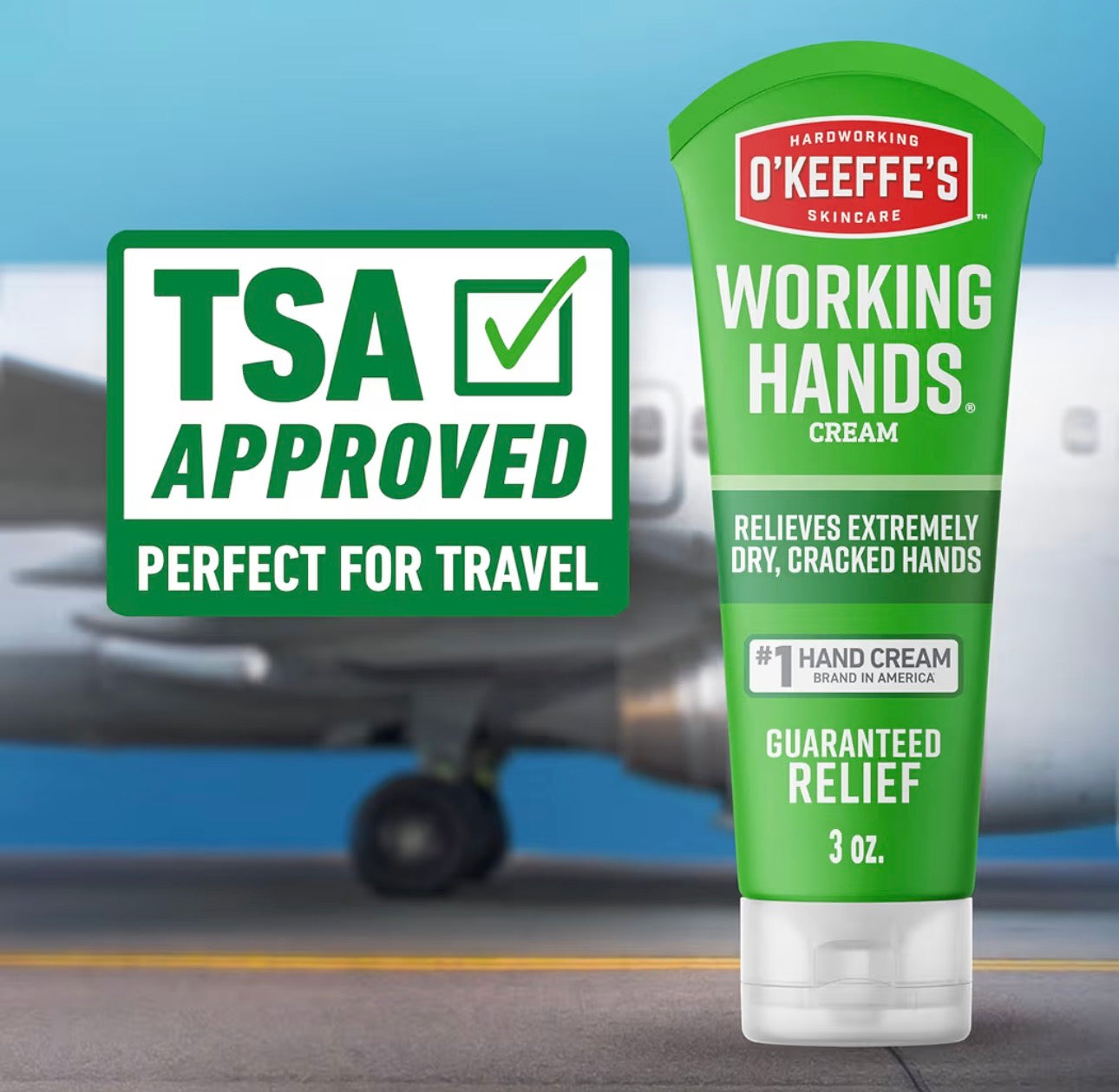 O'Keeffe's Working Hands Hand Cream for Extreme Dryness - 3 oz Tube (2 Pack) - Repairing Skincare for Cracked, Dry Hands