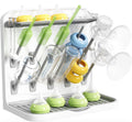 Lifewit Baby Bottle Drying Rack with 10 Hooks, Newborn Essentials Must Haves, Countertop Holder Organizer for Baby Stuff, Rack Dryer for Pacifiers, Weighted Straws, Pump Parts