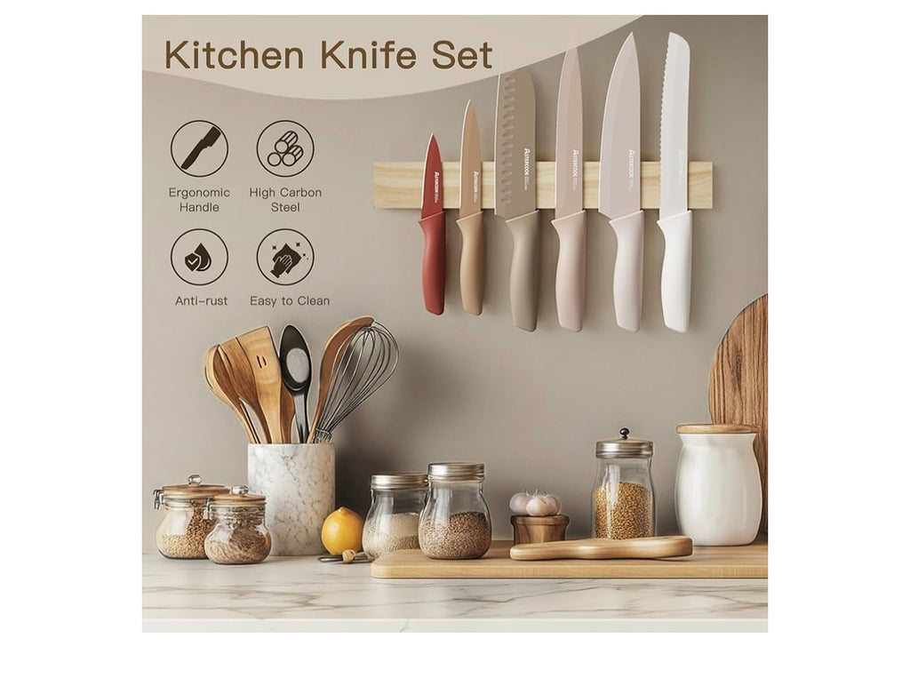 Astercook 13piece Knife Set with sheath.