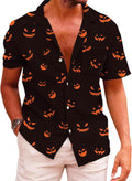 Funky Hawaiian Shirt for Men Palm Beach Shirts Tropical Vacation Clothes