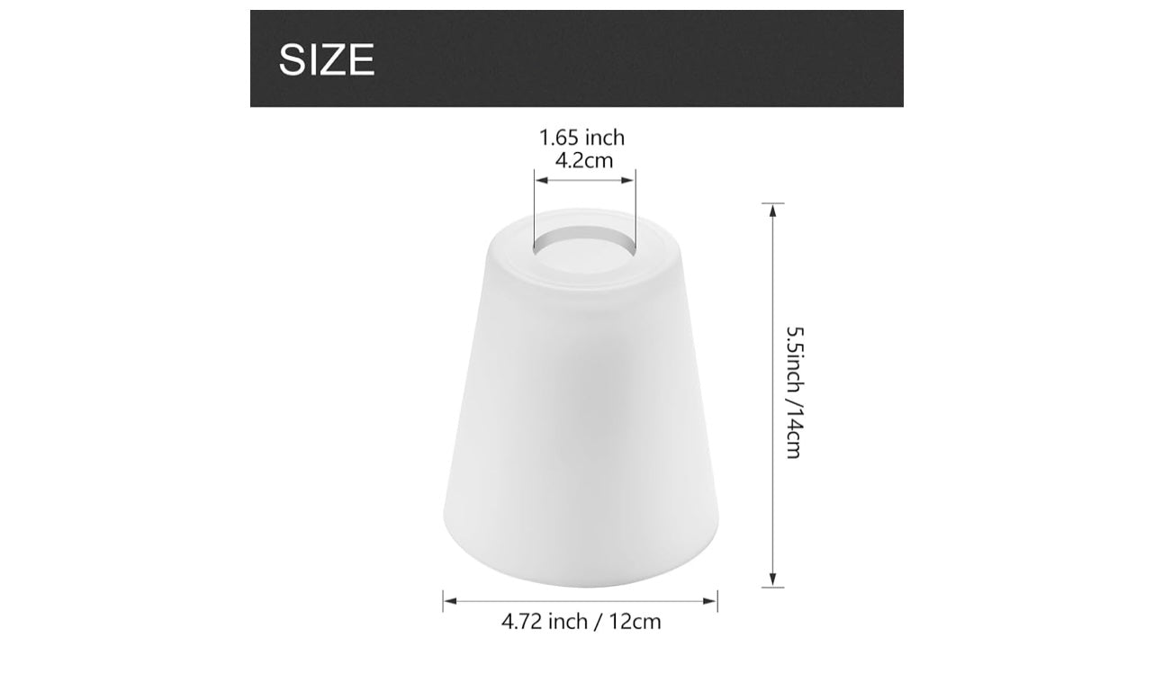 Miaomeio Glass Fixture Replacements.