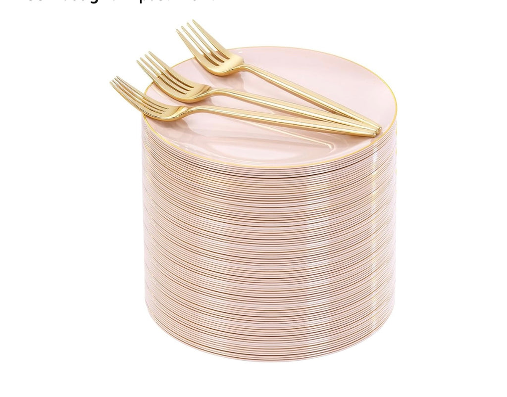 Rubtlamp plates and fork set.