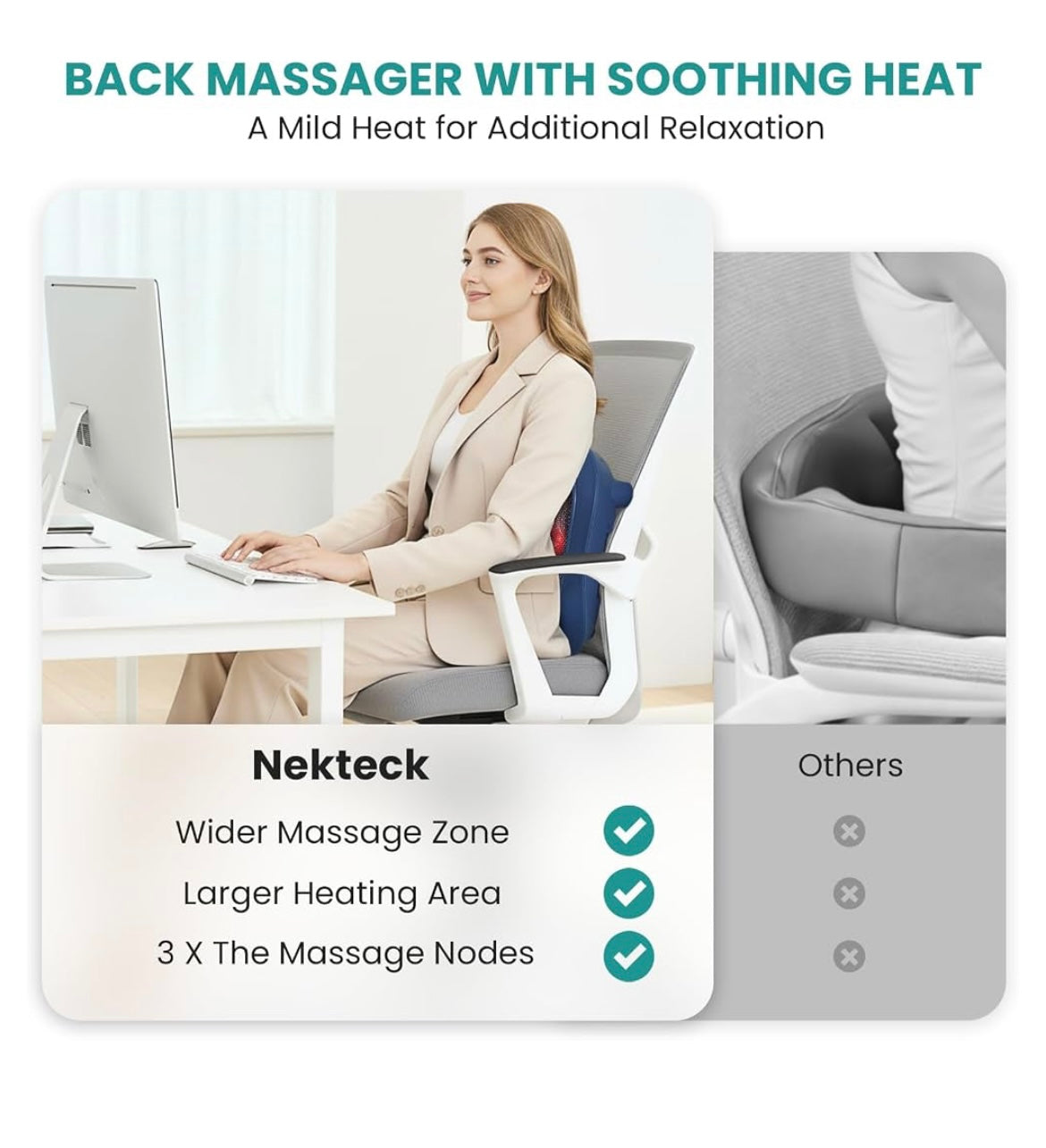 Foot massager with heat