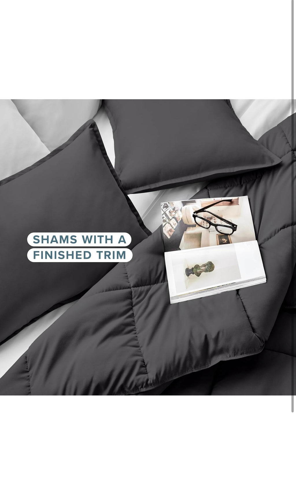 Bare home comforter set queen size