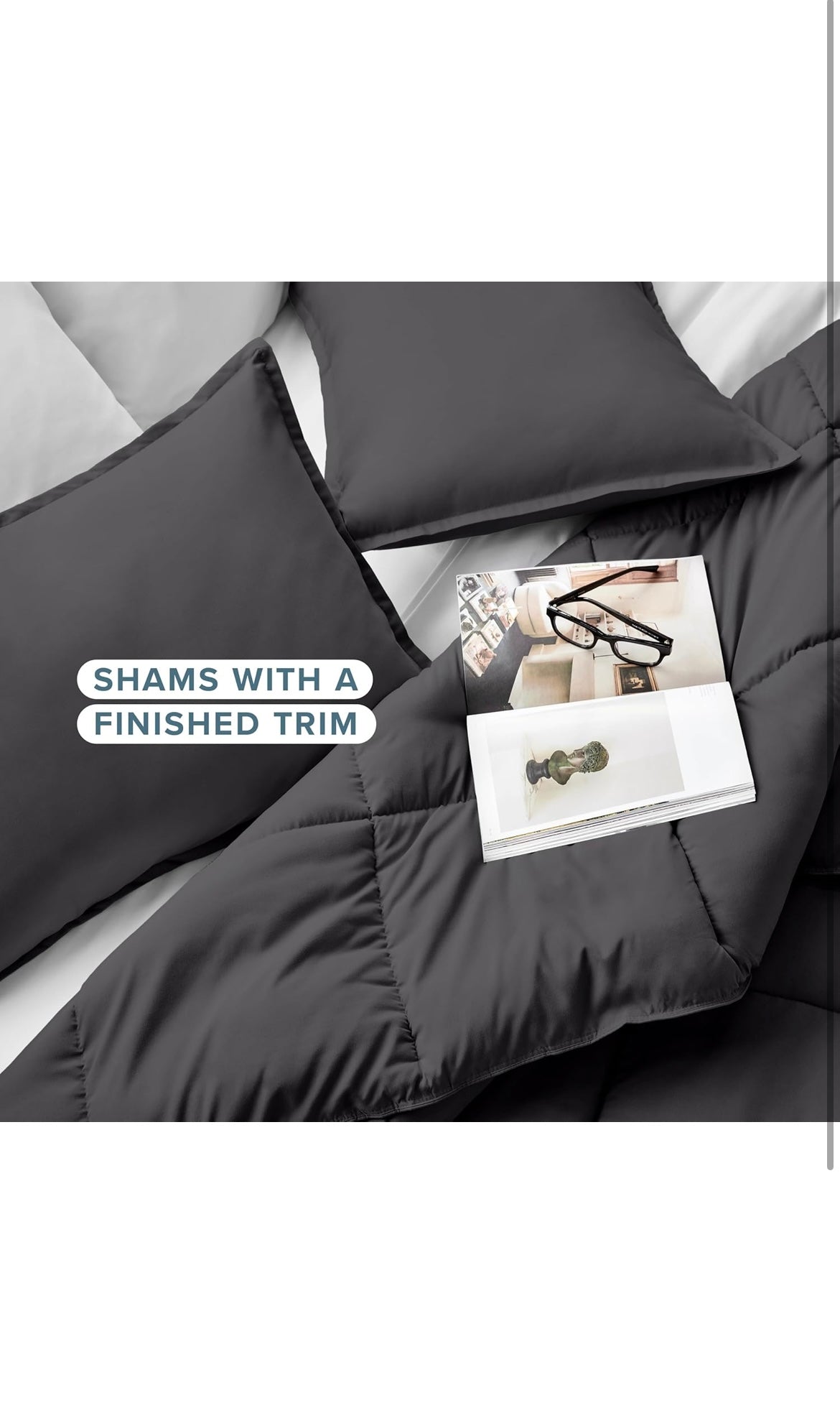 Bare home comforter set queen size