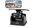 Magnetic solar wireless backup camera