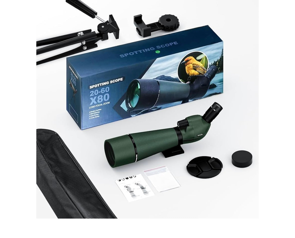 20-60x80 spotting scope