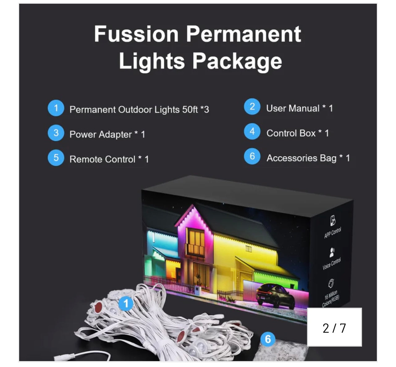 RGB Permanent Outdoor Lights.