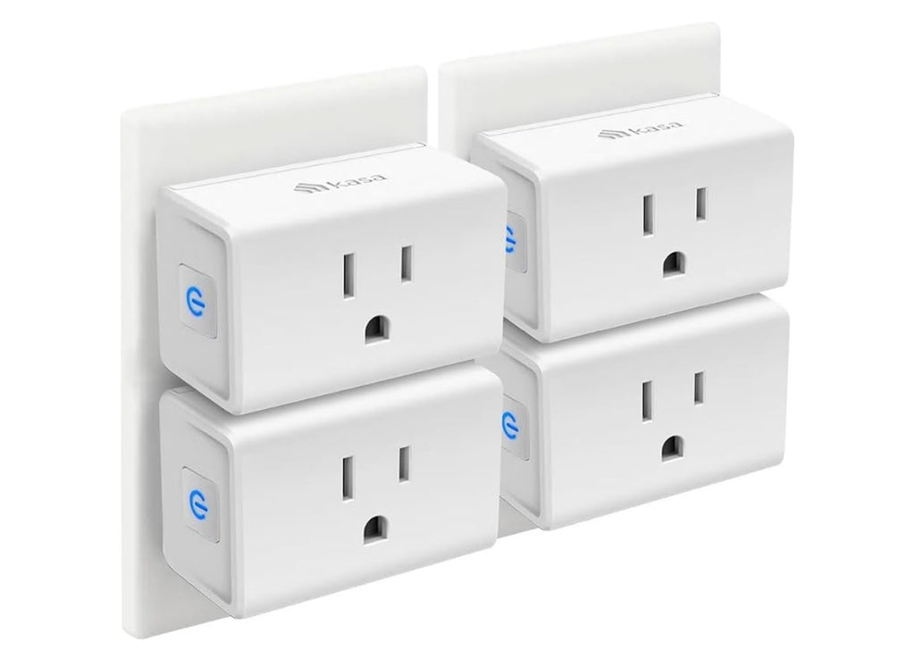 Kasa Smart Plug Ultra Mini 15A, EP10P4, Smart Home Wi-Fi Outlet. Set of 4