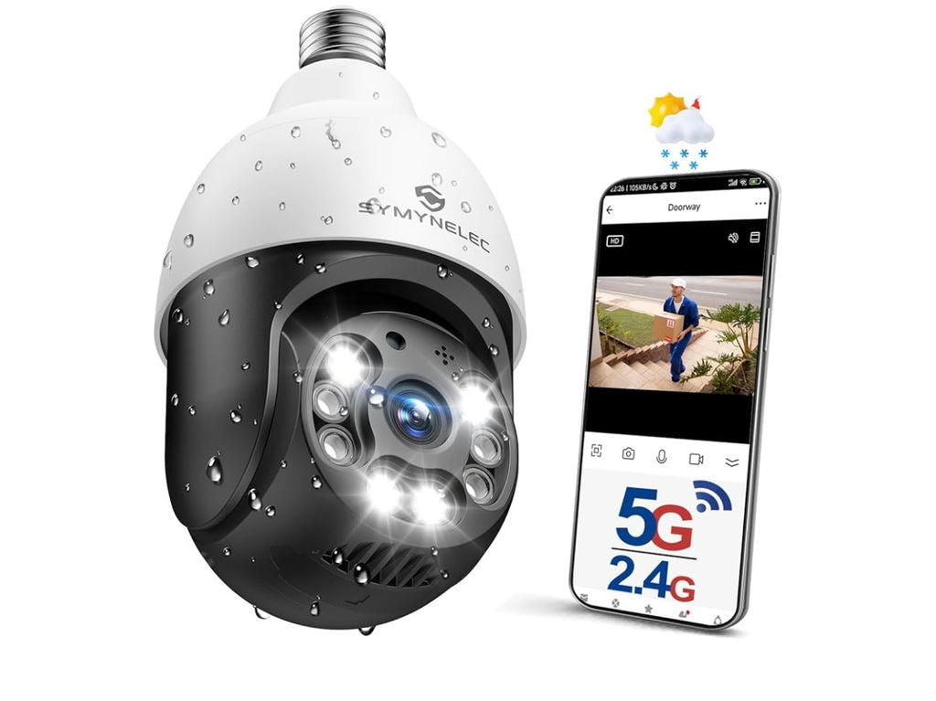 Symynelec Smart Screw In Bulb Camera.