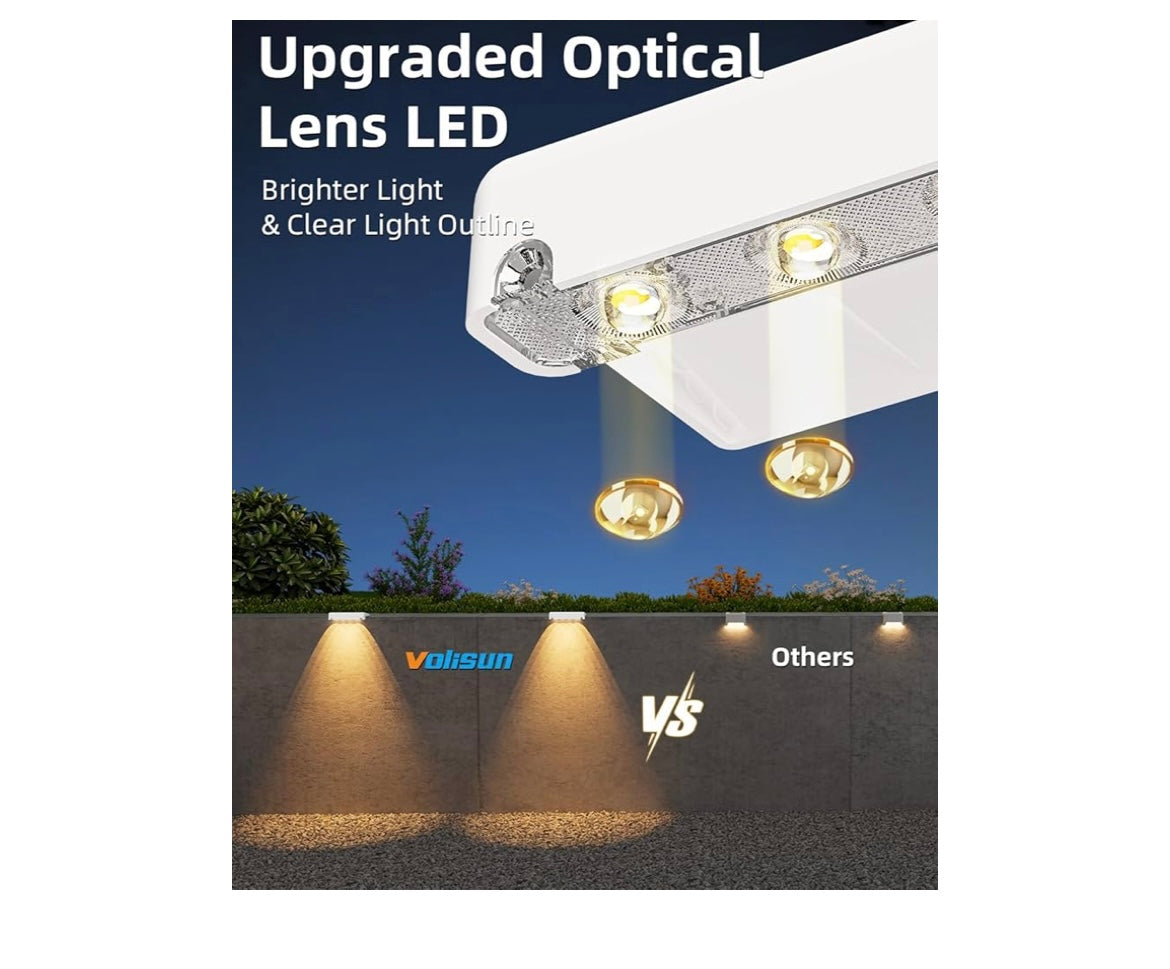 Solar deck lights 12 pack