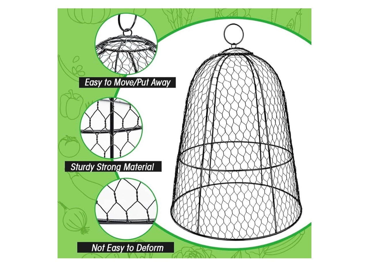 6-pack Large Plant Protector Cover.
