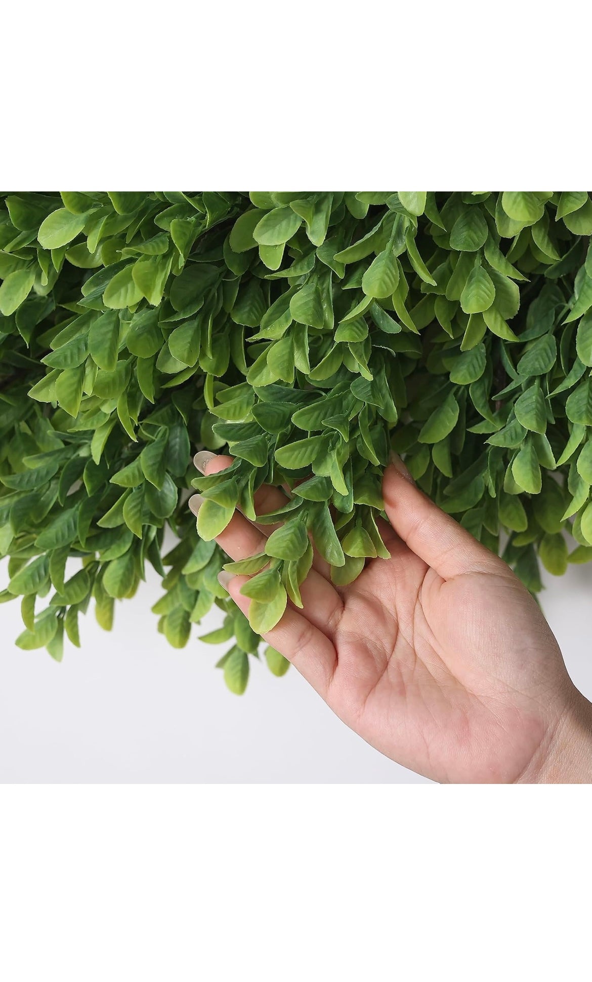 Artificial boxwood wreath