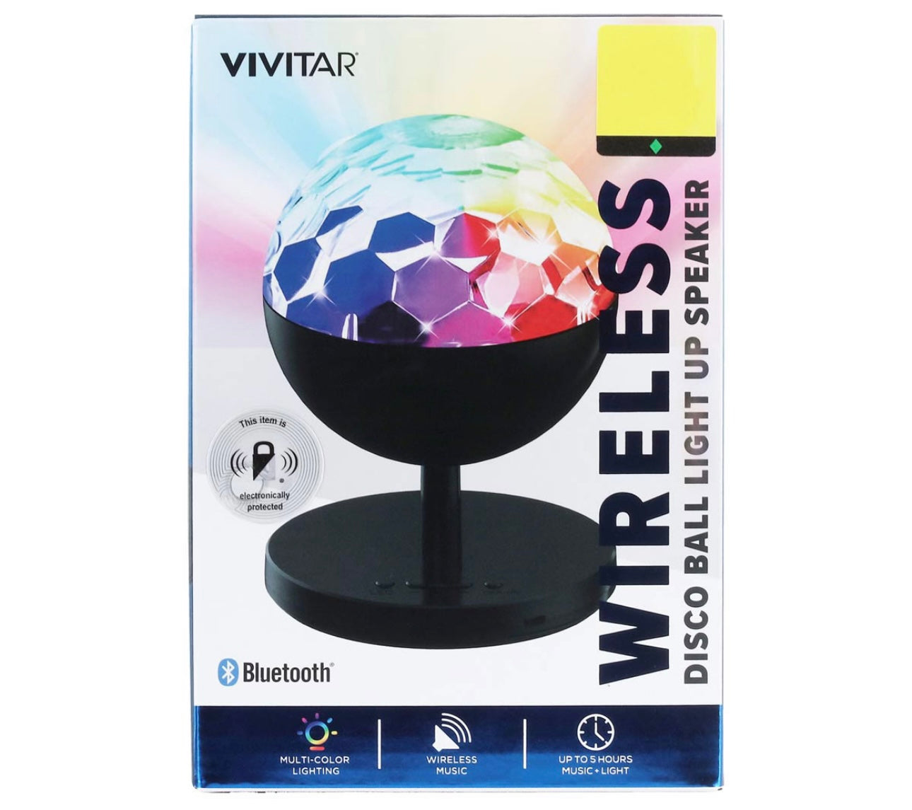 Vivitar Wireless disco ball light up speaker Bluetooth