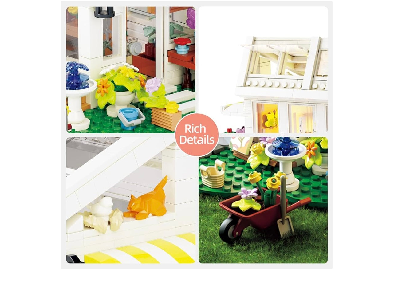 Chodia Flower House Building Block set.
