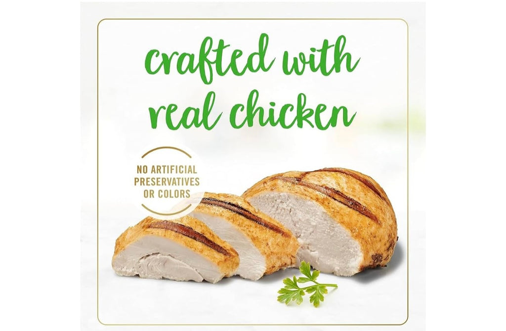 Classic Chopped Grill Feast Gourmet Chicken and Beef Wet Cat Food (3-oz can, case of 24).