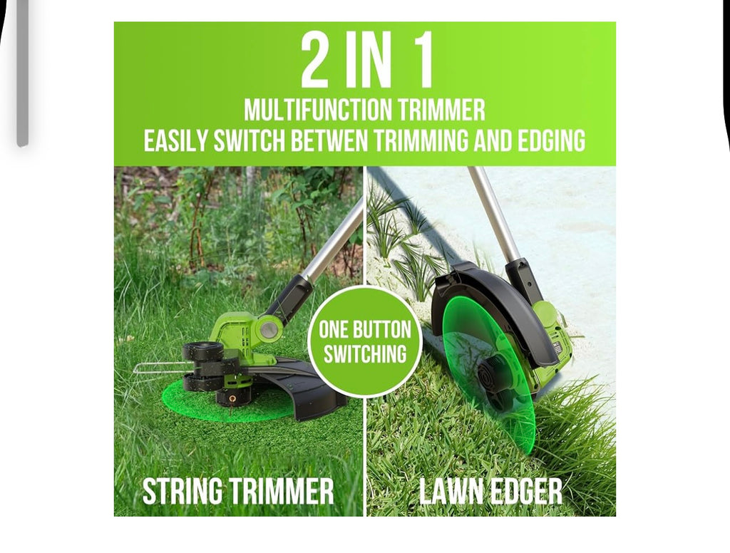 VARSK 12inch Cordless Weed Whacker.