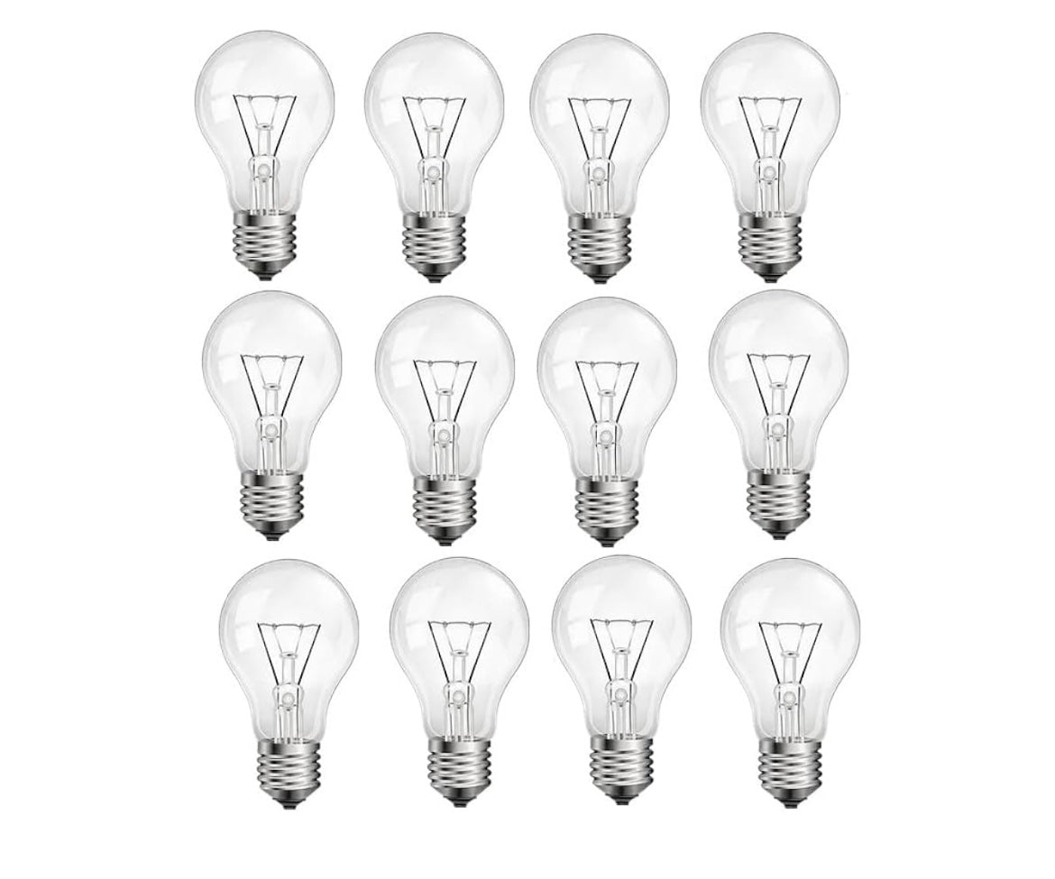 75 watt incandescent light bulbs 12 pack