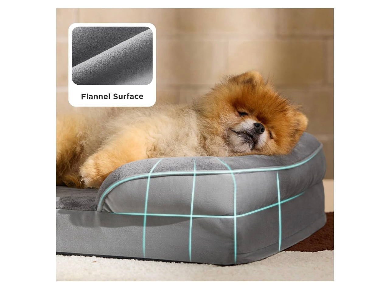 Bedsure Comfy Pet Orthopedic Dog Bed.