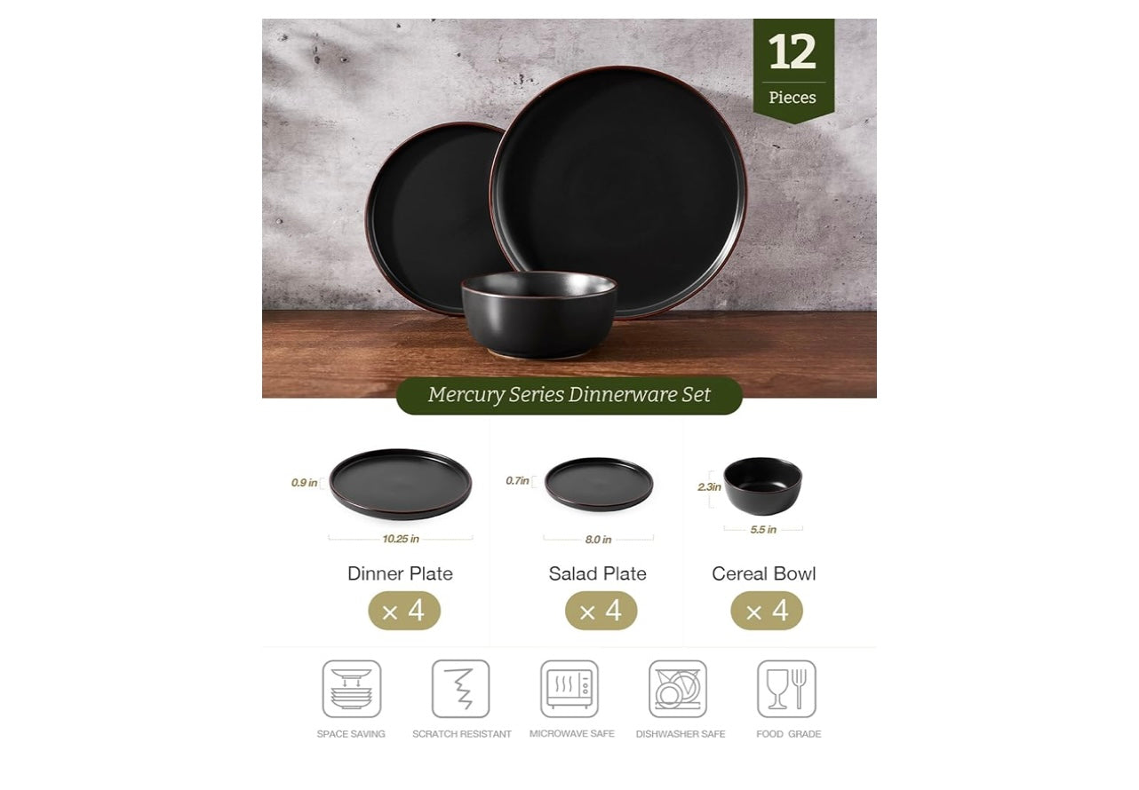 Famiware Mercury Plates and Bowl Sets.