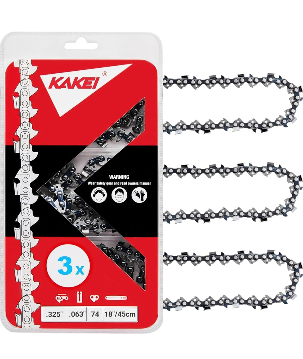 KAKEI 3x Chainsaw blades.