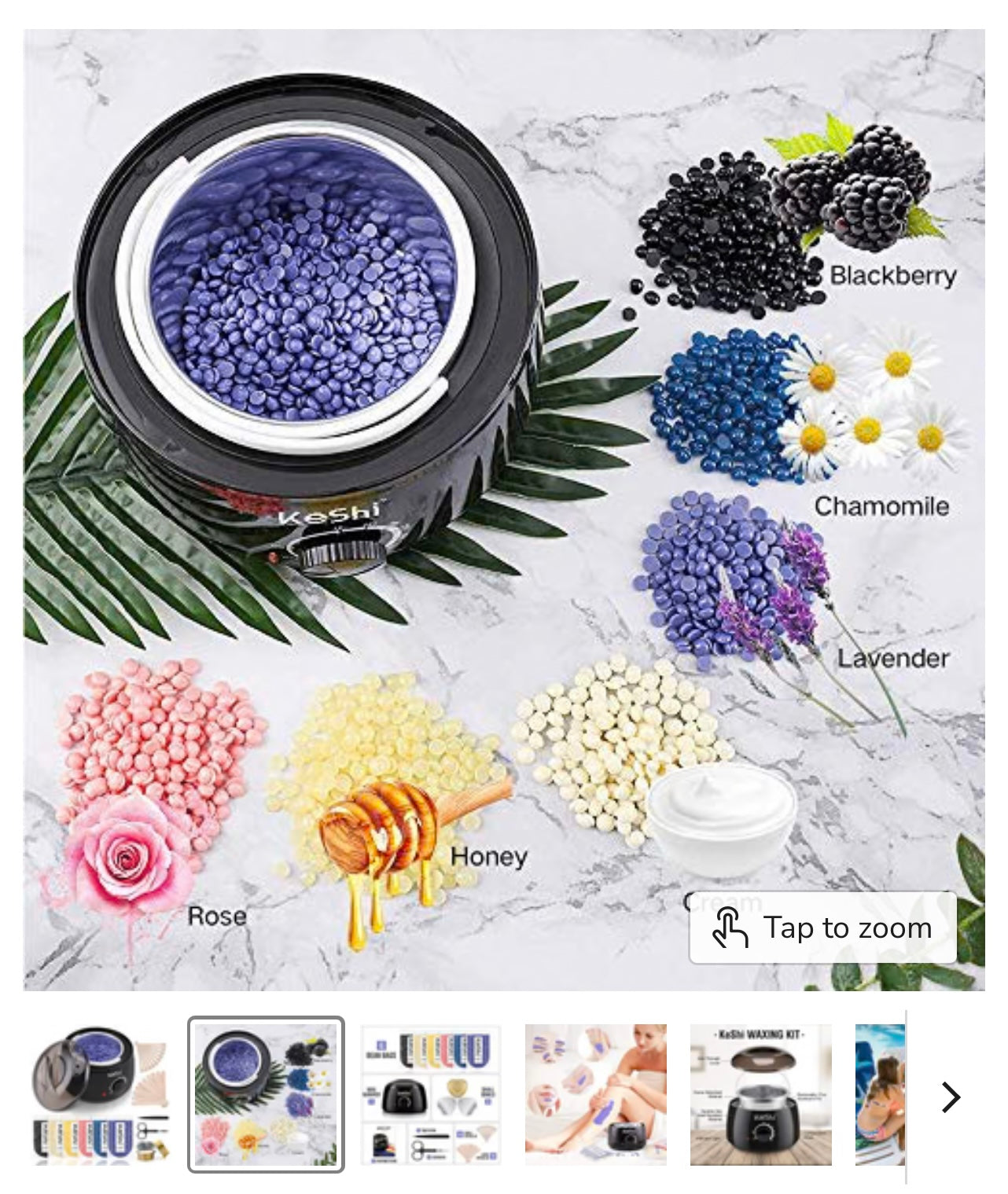 Keshi Hard Waxing Kit-Hair Removal Waxing Kit.