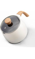 2.5 quart ceramic sauce pan with lid