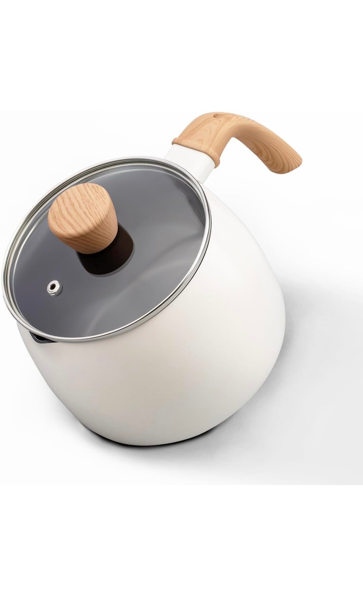 2.5 quart ceramic sauce pan with lid