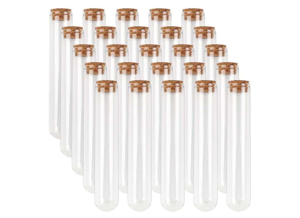 25piece 50ml Glass Test Tubes.