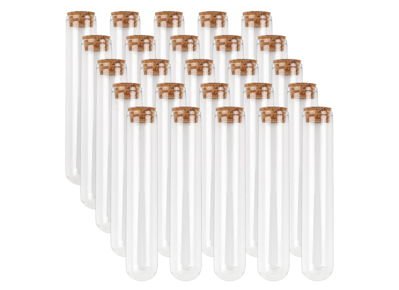 25piece 50ml Glass Test Tubes.