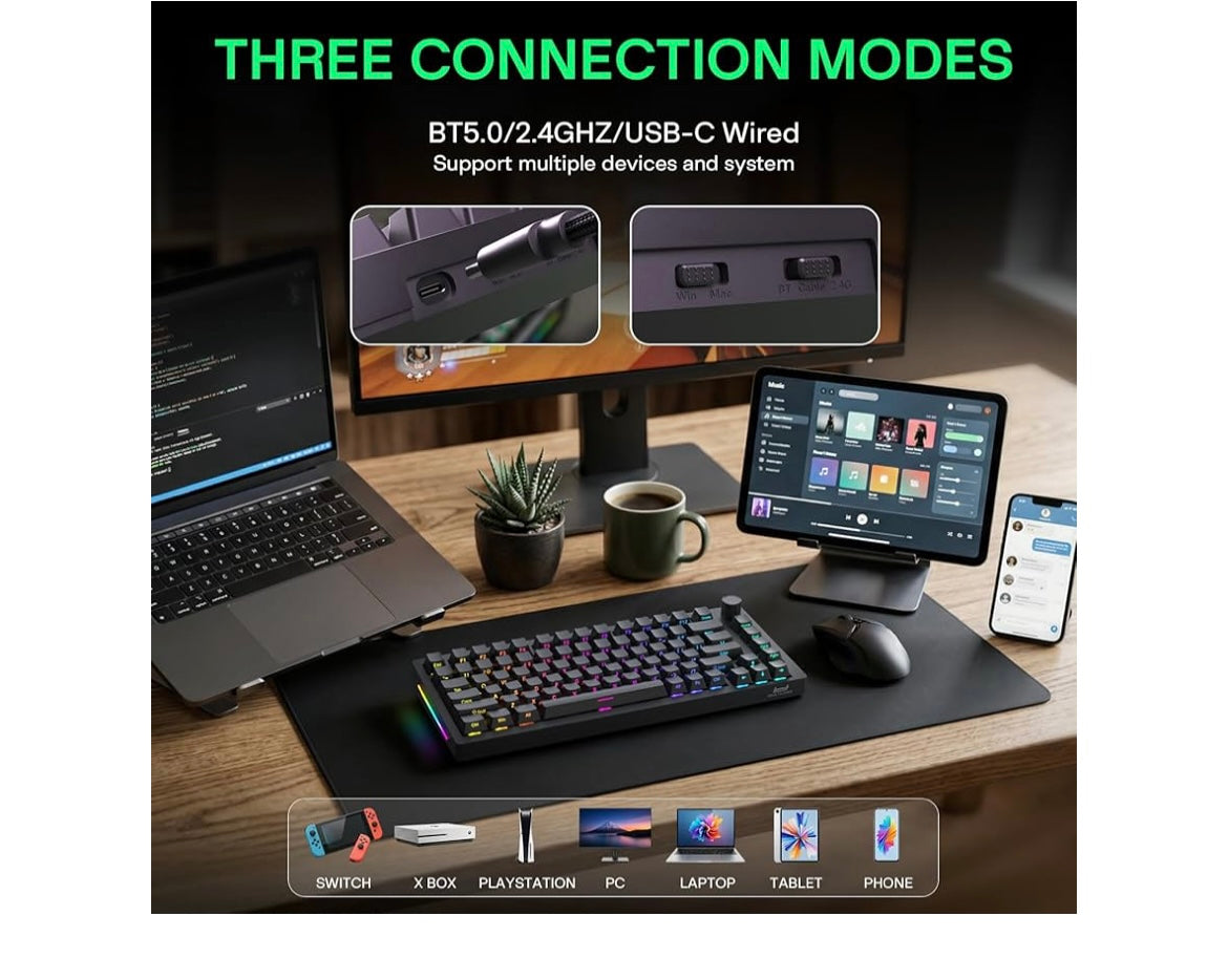 Wireless mechanical keyboard